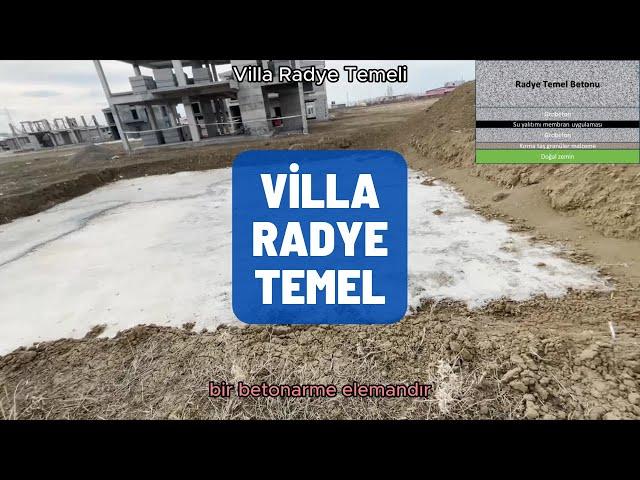 Villa Radye Temeli ||Betonarme Temel Yapımı