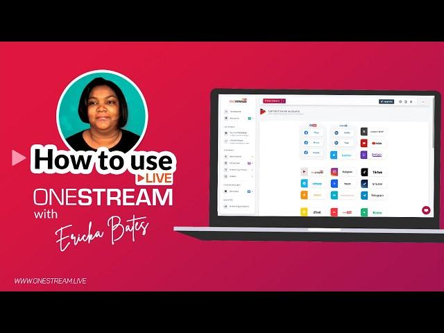 How to use OneStream Live to create professional live streams? -