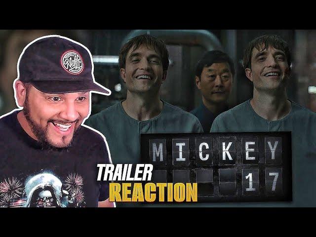 *MULTIPLE PATTINSONS!!??* Mickey 17 (2025) *OFFICIAL TRAILER REACTION* Bong Joon Ho