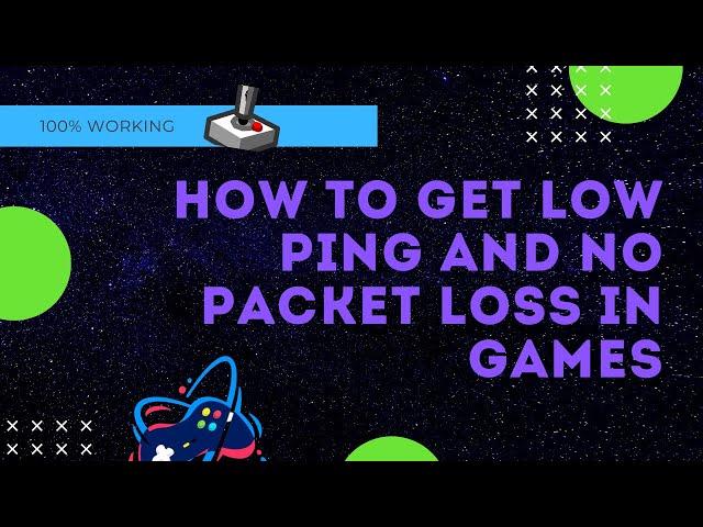 HOW TO GET LOW PING AND NO PACKET LOSS IN GAME | MUDFISH | 100% WORKING