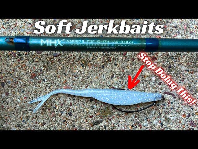 90% Of Anglers Don’t Know How To Fish A Soft Jerkbait! Try These Retrieves!