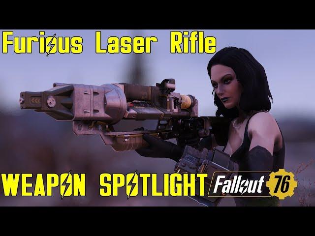 Fallout 76: Weapon Spotlights: Furious Laser Rifle