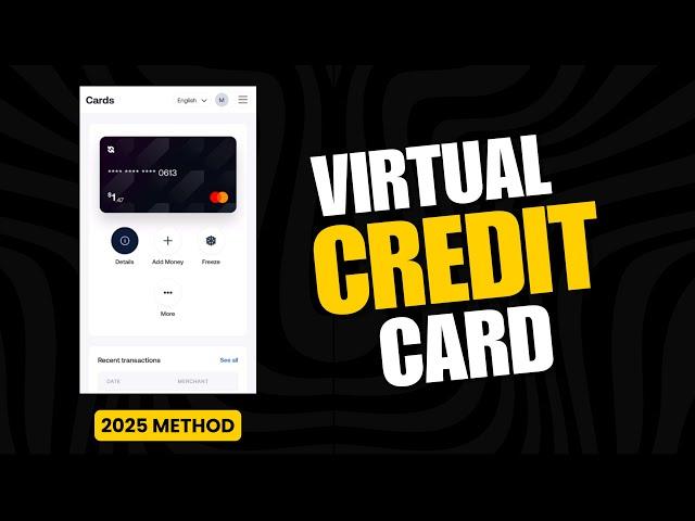 FREE VCC CARD 2025  How To Get Free Virtual Credit Card