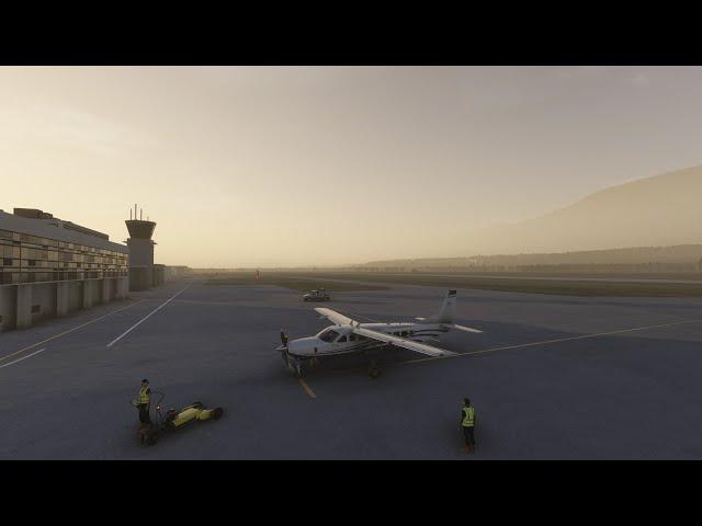 Livestream winter in the Alps in the Cessna 208 Grand Caravan in Microsoft Flight Simulator 2024