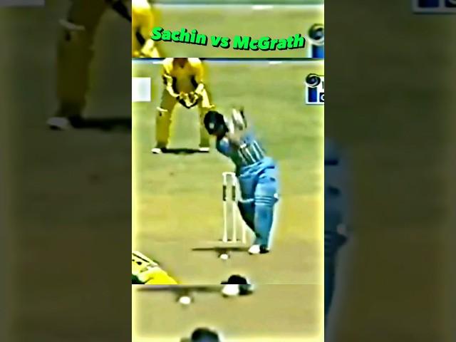 Sachin Destroying Glenn McGrath  #shorts #viral