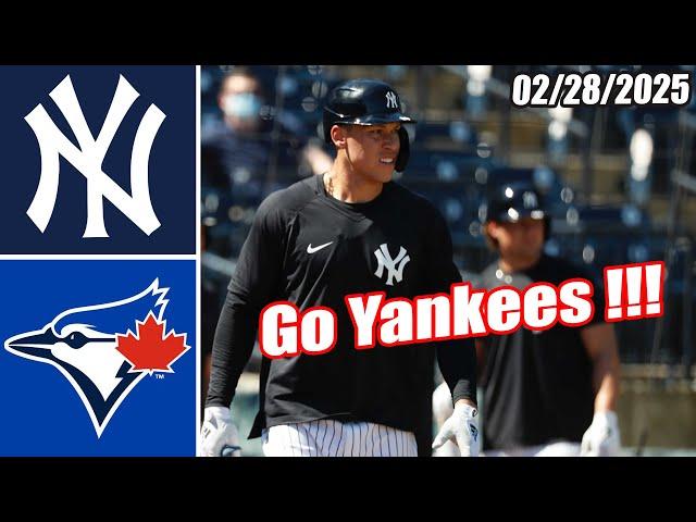 New York Yankees vs Toronto Blue Jays [Innings 3rd] Highlights (02/28/2025) | MLB Highlights 2025