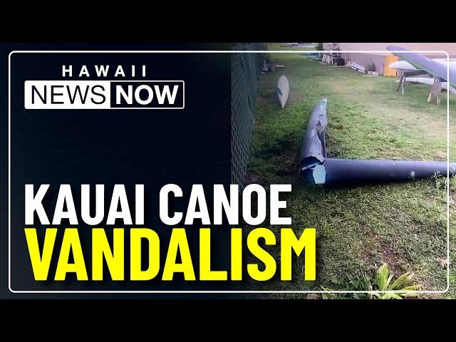 Act of vandalism leaves Kauai canoe club asking: ‘Who could’ve done this?’