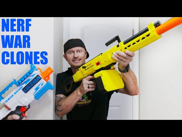 NERF WAR CLONES: Basement Battle!