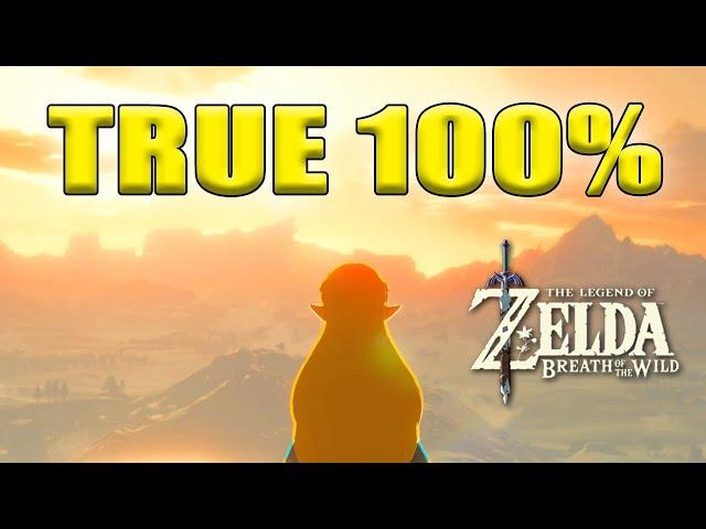 TRUE 100% Checklist by doing EVERYTHING in Zelda BotW