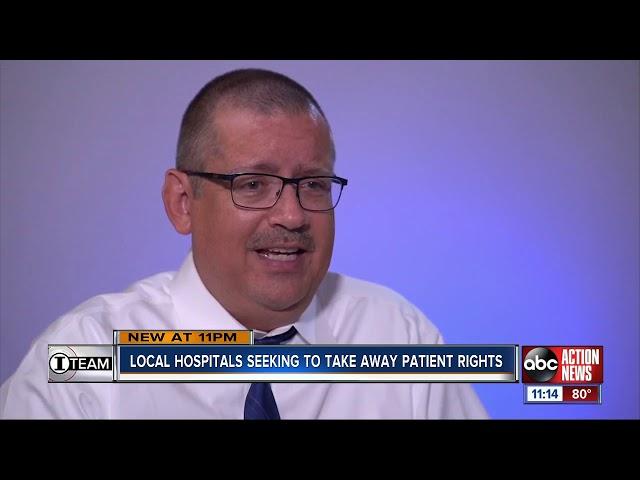 Local hospitals seeking to strip away patients' rights, I-Team investigation finds