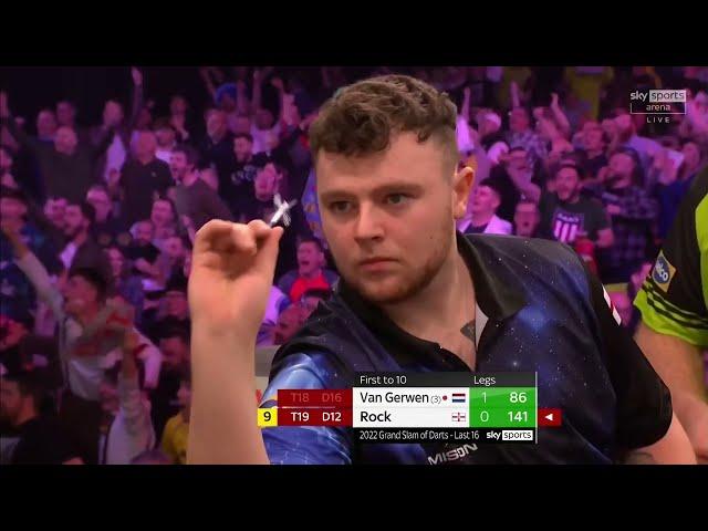 NINE-DARTER! | Josh Rock strikes perfection against Michael van Gerwen at the Grand Slam of Darts!