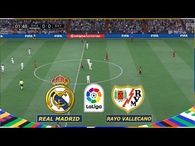 Real Madrid vs Rayo Vallecano | La Liga 2024/25 | Full Match All Goals | Pes21 Gameplay