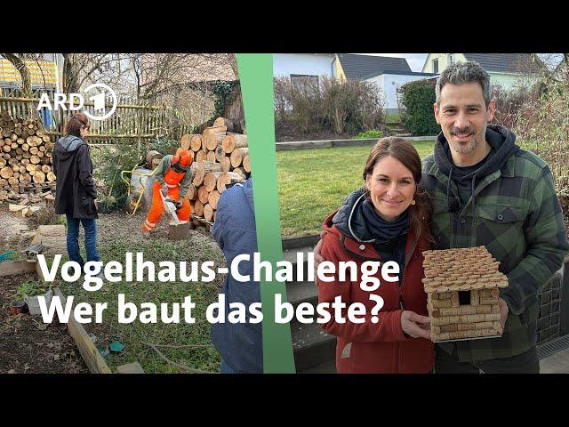 Building a nesting box: Who does it better? The garden challenge | MDR Garten