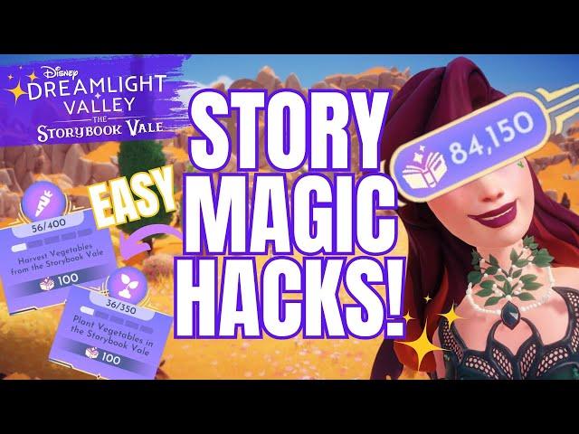 The QUICKEST and EASIEST Ways to Get STORY MAGIC in Storybook Vale