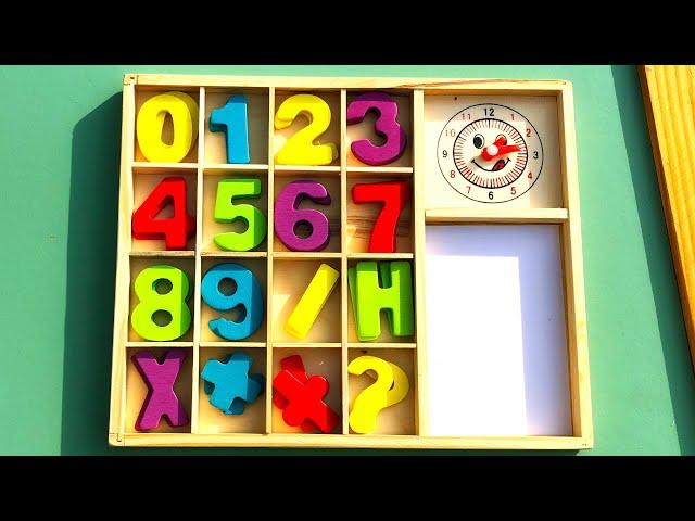 Learning Numbers | Learn to count and write up to 9 | Educational video for the little ones