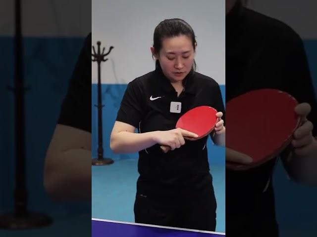 Table tennis practice teaching: the correct grip of the racket