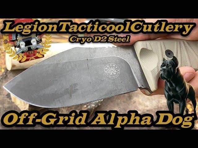 Off Grid Alpha Dog - Cryo D2 Steel #edc #edcknife #survivalknife #bushcraft #fixedblade #campinggear