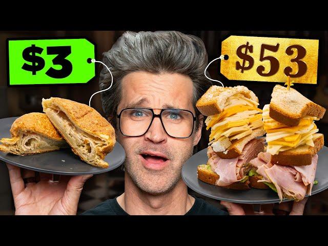 Cheap vs. Expensive Sandwich Taste Test