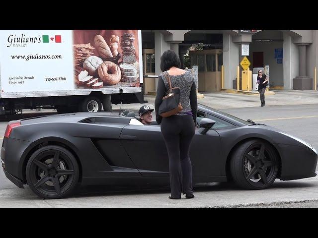 BEST LAMBORGHINI GOLD DIGGER PRANKS 2016!