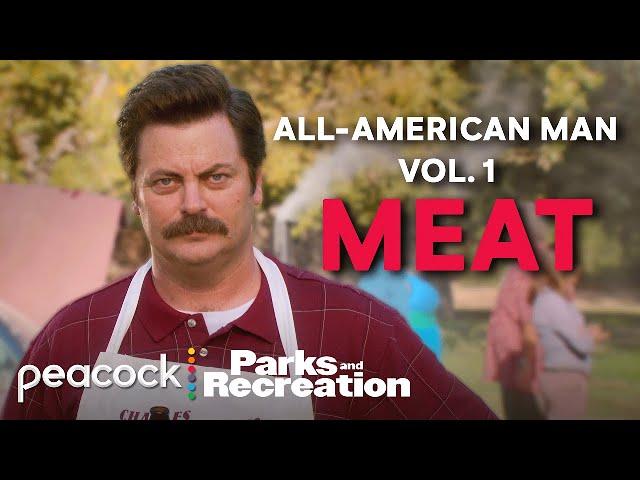 How to be an All-American Man with Ron Swanson: MEAT