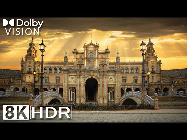 Spain 8K HDR 60FPS | Dolby Vision | - Scenic Relaxation Film With Calming Music