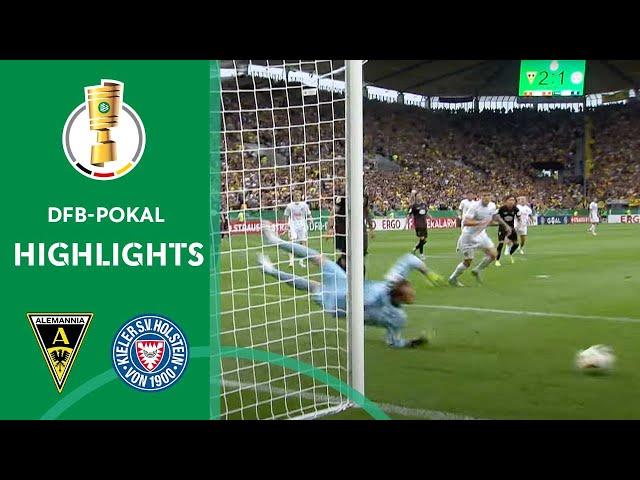 Turned at the last sec. | Alemannia Aachen vs Holstein Kiel 2-3 | Highlights | DFB-Pokal First Round