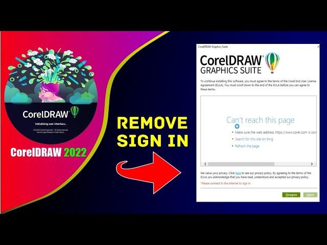 fixed error coreldraw 2022 login screen not responding