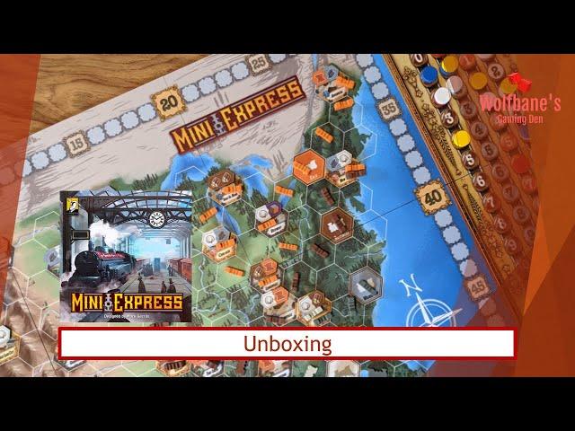 Mini Express: Collector's Edition [Board Game] - Unboxing