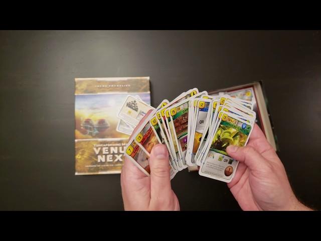 Venus Next - Terraforming Mars Expansion #2 - Whats in the Box?