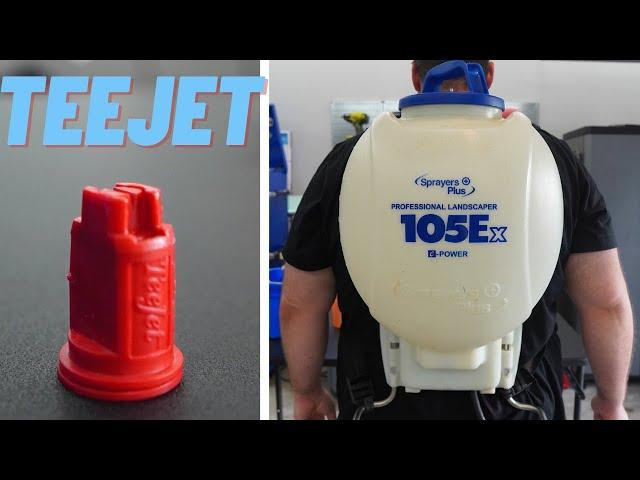 Teejet Nozzle Upgrade For Battery Backpack Sprayer | Accurate Results for Sprayers Plus 105EX