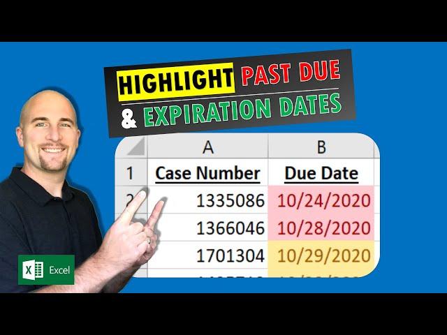 Highlight Overdue and Expiring Business Days | Conditional formatting in Excel | Excel Tutorial