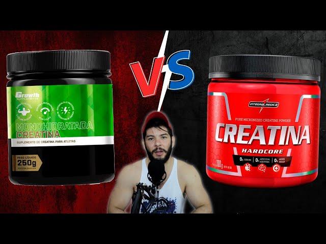 CREATINA (IntegralMédica) X CREATINA (Growth) - QUAL É MELHOR?