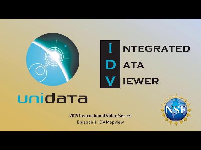 Unidata IDV Basics (2019) Episode #3: Using the Map View controls