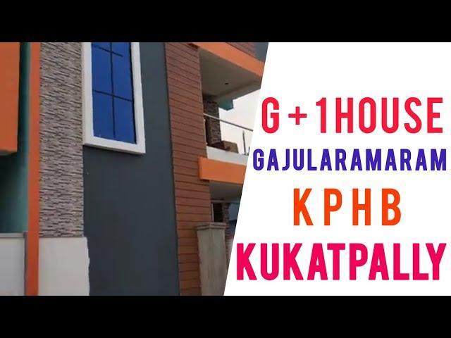 G + 1 Independent House for Sale Gajularamaram KPHB KUKATPALLY #RealestateNews #independenthouses