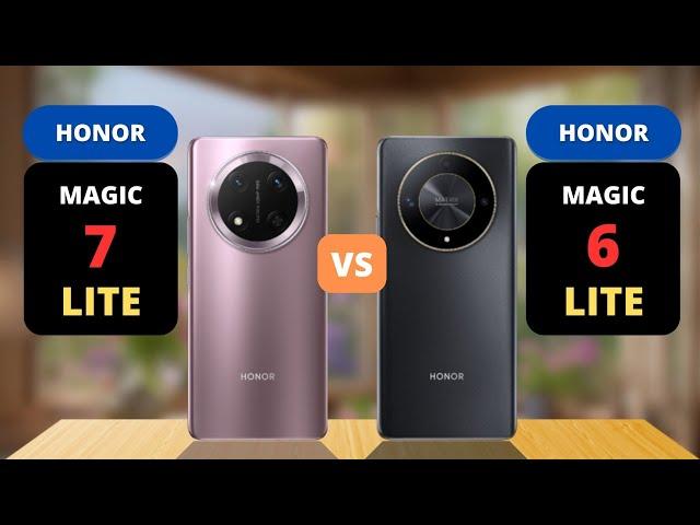 Honor Magic 7 Lite vs Honor Magic 6 Lite Comparison