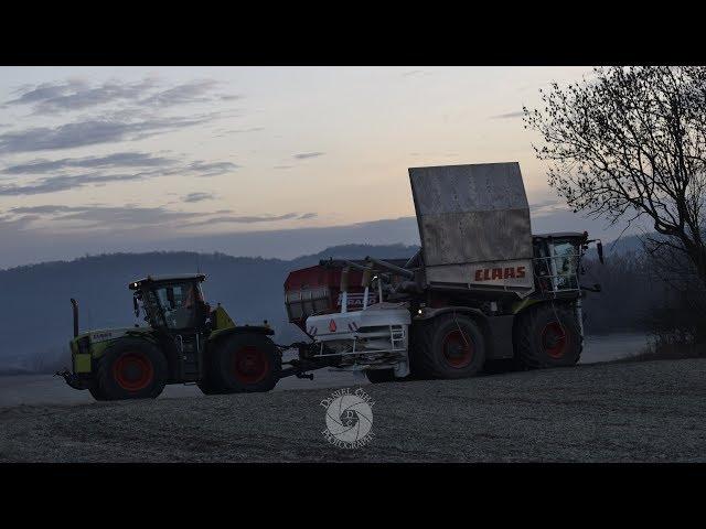 Přihnojování 2019 | 2x Claas Xerion 3800, Amazone ZA-TS 3200,Perard Interbenne 25 - Farma Blažek !