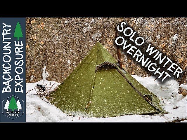 Solo Winter Camping In The Luxe Hexpeak XL