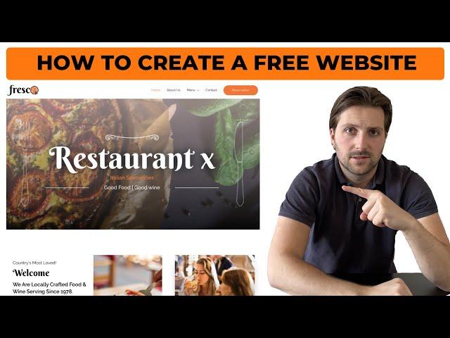 How To Create A Free WordPress Website For A Restaurant | [For Beginners]