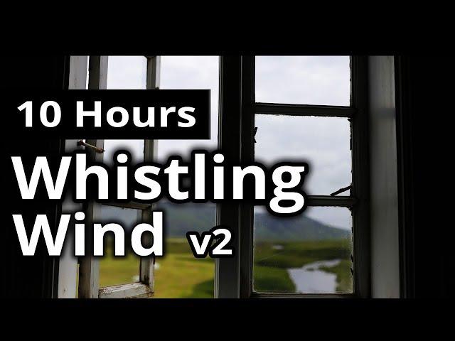 WIND SOUNDS - Wind Whistling through a Window - SLEEP SOUNDS for Relaxing, Ambience, White Noise