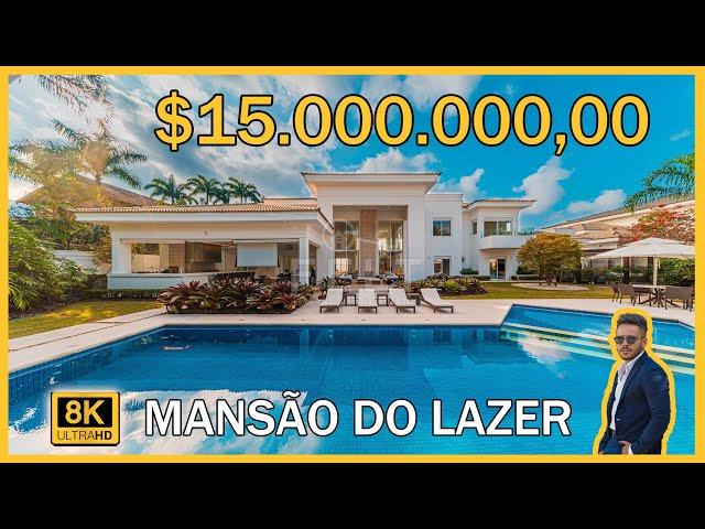 MANSÃO FANTASTICA DE R$15.000.000,00 NO JARDIM ACAPULCO NO GUARUJÁ - LITORAL DE SÃO PAULO