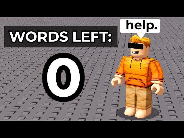 ROBLOX LIMITED WORDS