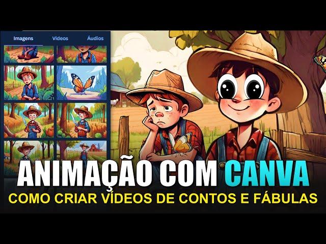 COMO CRIAR VÍDEOS DE ANIMAÇÃO DE CONTOS E FÁBULAS NO CANVA