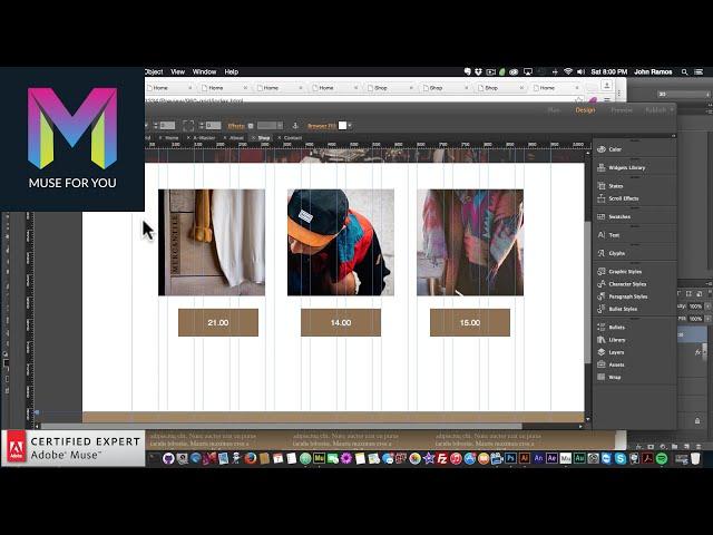 Building a Website from Scratch | Adobe Muse CC Tutorial | Muse For You