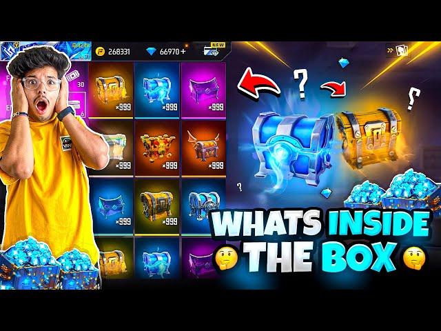 FreeFire Whats Inside The Boxes?Garena Gifted Me MysteryCrates Worth 25000Diamonds-Garena FreeFire