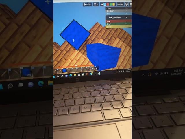 Using a autoclicker in Roblox bedwars