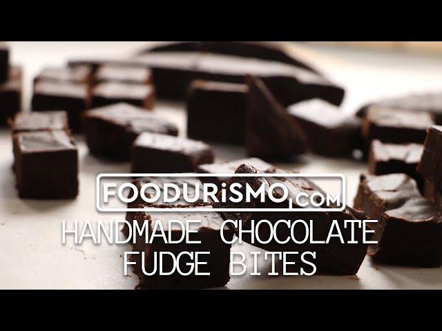 HANDMADE CHOCOLATE FUDGE BITES (FOODURISMO.COM)