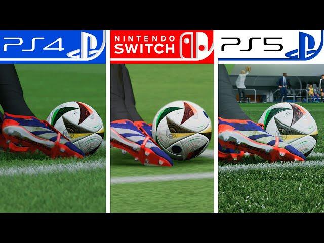 EA SPORTS FC 25 | PS4 - Nintendo Switch - PS5 | Graphics Comparison | Analista De Bits