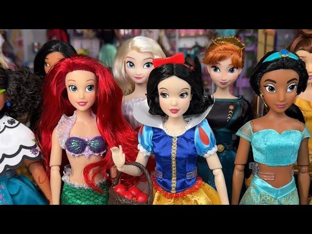 New bodies & heights! Disney Princess Story vs Classic Dolls Comparisons 