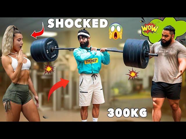 Elite Powerlifter Pranks Worlds Strongest Man with FAKE Weights!  | Anatoly GYM PRANK