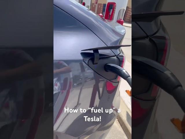 How To Use A Tesla Supercharger!